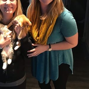 Teal tunic perfect for leggings